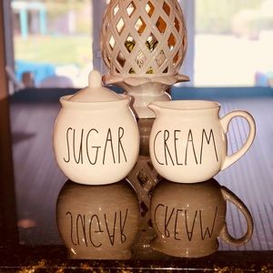 RAE DUNN cream and sugar bundle’! Brand new!